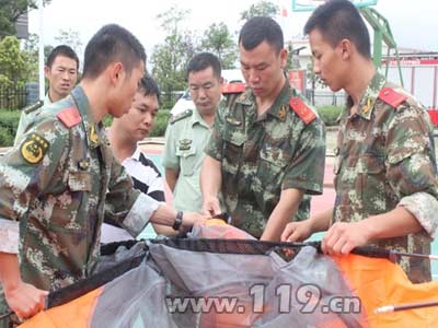 置地震救援器材裝備投入執勤一線